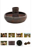 Курница 21 см керамическая для запекания курицы