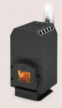 Отопительная печь ТОП-модель-140 с чугунной дверцей
