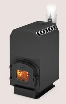 Отопительная печь ТОП-модель-300 с чугунной дверцей