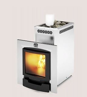 Печь для бани Сибирь-20 ЛНЗ Профи Панорама