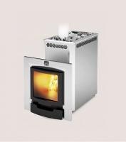 Печь для бани Сибирь-30 ЛНЗП Профи Панорама