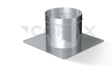 Потолочно-проходной узел круг Ф 150