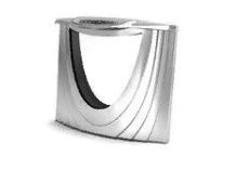 Дверца со светопрозрачным экраном (нержавеющая сталь)