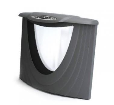 Дверца для банных печей со стеклом (антрацит)