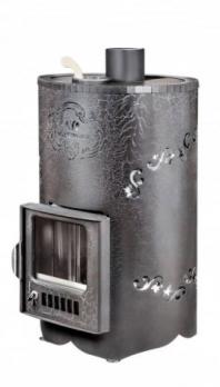 Дровяная печь для бани Ферингер Уют-18 ПФ. В кожухе стандарт . Без кассет