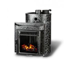 Дровяная печь для бани Ферингер Классика До 23 м3 – Экран (Антик)